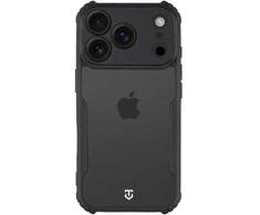 Tactical Quantum Stealth dėklas skirtas Apple iPhone 17 Pro skaidrus/juodos spalvos