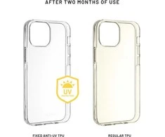 Fixed Dėklas żelowy TPU FIXED Story AntiUV dla Apple iPhone Air, permatomas