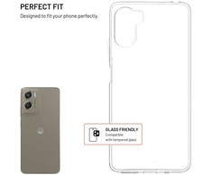 TPU gelio dėklas FIXED Story, skirtas Motorola Moto G06/Power, skaidrus