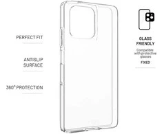 Dėklas FIXED TPU gelový kryt Story pro Motorola Moto G75 5G čirý