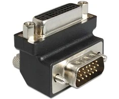 Delock Adapteris DVI-I(24 5) F - VGA (M) 90° (65425)