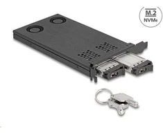 Delock PCI Express x16 Karte Wechselrahmen für 2 x M.2 NVMe SSD - Bifurcation