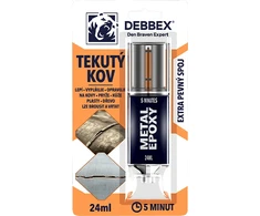 Den Braven DENBRAVEN Liquid Metal Metal Epoxy 24ml DEBBEX blister