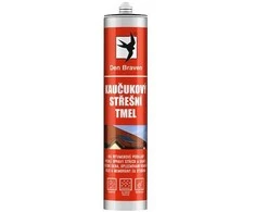 Den Braven Rubber roof sealant, 280ml, juodas