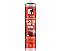 Den Braven Rubber roof sealant, 280ml, red