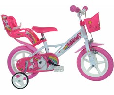 Dino bikes Dino Bikes Rower dziecięcy Unicorn, rožinė, 12''