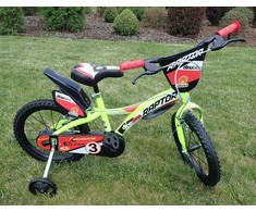 Dino bikes 616L Raptor yellow 16" 2022 children's bike
