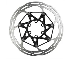 SRAM Centerline 2 Piece Brake Disc - 140mm Juodas (steel screws included) Rounded - 6 holes