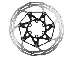 SRAM Centerline 2 Piece Brake Disc - 140mm Juodas (steel screws included) Rounded - 6 holes