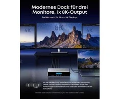 Anker Prime Docking Station (14-in-1, Triple Ekranas, DisplayLink) | A83B33A1