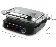 DOMO DO9249G elektrinė kepsninė su prailginamomis galiomis, 2100 W
