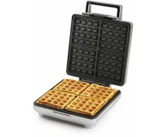 Vaflinė DOMO DO9250W vaflių keptuvė, skirta 4 belgiškiems vafliams, 1600 W