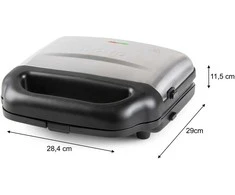 Sumuštinių keptuvas Keptuvas Domo DOMO DO9290C opiekacz sumuštinių 3w1 inox