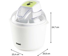 Maszynka do lodów Domo DOMO DO9304I Maszynka do lodów 1,5L balta