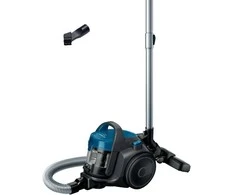 Bosch | Dulkių siurblys | BGS05A220 | Be maišelio | Dulkių talpa 1,5 l | Pilkas/Mėlyna