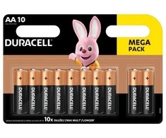 Duracell Basic alkaline batteries, 10 pcs (AA)