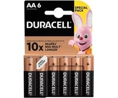 Duracell Basic alkaline batteries, 6 pcs (AA)