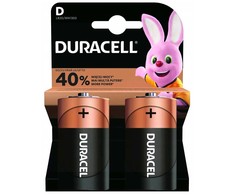 Duracell Basic alkaline battery, 2 pcs (D)