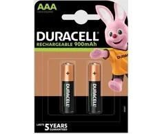 Duracell Rechargeable rechargeable battery, 900mAh, 2 pcs (AAA)