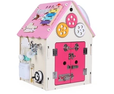 2Kids Toys 2Kids Žaislai Veiklos lenta Namelis rožinis