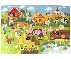 Dve Deti 2Kids Toys interaktyvi sienelė žaidimams: Ūkis