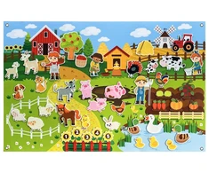 Dve Deti 2Kids Toys interaktyvi sienelė žaidimams: Ūkis