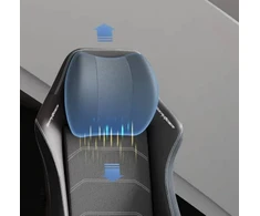 DXRacer Master, dark pilka, fabric