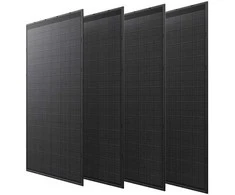 2 „EcoFlow“ 250 W fotovoltinių plokščių rinkinys, standus dizainas