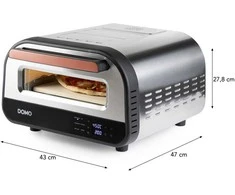 Elektrinė krosnelė Mini piekarnik Domo DOMO DO9289PZ elektrinis piec do pizzy wolnostojący, piekarnik