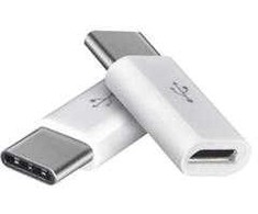 Adapteris USB Emos SM7023 USB-C - MicroUSB Baltas (SM7023)