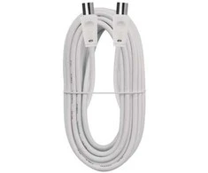 Emos Antenna coaxial cable shielded 10m - straight fork