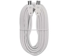 Emos Antenna coaxial cable shielded 15m - straight fork
