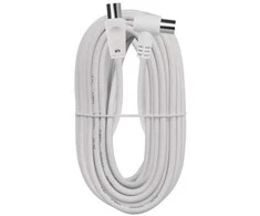 Emos Antenna coaxial cable shielded 15m - angle fork