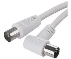Emos Antenna coaxial cable shielded 2,5m - angle fork