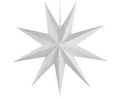 Emos Christmas star paper hanging, 60 cm, indoor