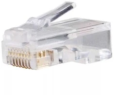 Emos RJ45 8p8c jungtis UPT kabeliui CAT5E (susuktas laidas), 20 vnt