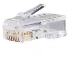 Emos RJ45 8p8c jungtis UPT kabeliui CAT5E (vientisas laidas), 20 vnt