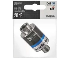 Emos Signalo stiprintuvas DVB-T/T2 20 dB, F jungtis (Jungtis/įvestis), 65 mA, IP45