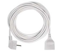 Emos Extension cable 10 m / 1 socket / baltas / PVC / 1.5 mm2