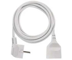 Emos Extension cable 3 m / 1 socket / baltas / PVC / 1.5 mm2