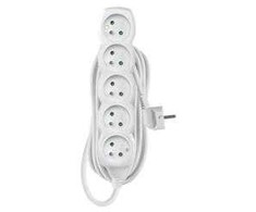Emos Extension cable 7 m / 5 sockets / baltas / PVC / 1.5 mm2
