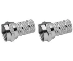 Emos F tipo lizdinė jungtis bendraašiam kabeliui, 4,0/5,5 mm, CB-500, 2 vnt.