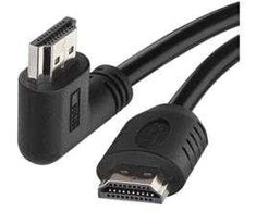 Emos HDMI 2.0 high speed cable A fork - A fork 90° 5 m
