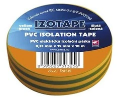 Emos Taśma izolacyjna PVC 15mm / 10m geltona ir-žalia