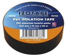 Izoliacinė juosta PVC 19mmx013mmx20m juoda F61922, EMOS