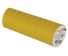 Izoliacinė juosta PVC 19mmx013mmx20m geltona F61926, EMOS