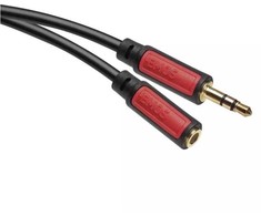 Emos JACK cable 3.5mm stereo, fork - 3.5mm socket 5m