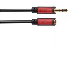 Emos JACK cable 3.5mm stereo, fork - 3.5mm socket 5m