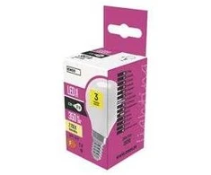 LED lemputė EMOS 4W E14 mini GL Šiltai balta