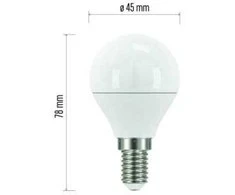 LED lemputė Emos GL 6W E14 Vėsi balta Matuota G45
